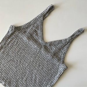 AE Ribbed Knit Cropped Tank Top